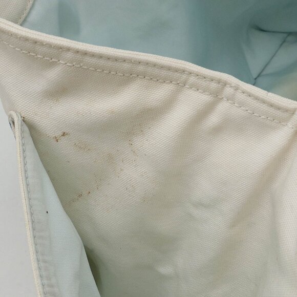 Authentic CHANEL CC Surf Line High Summer Tote Bag Canvas Shoulder Bag Blue - Picture 7 of 8